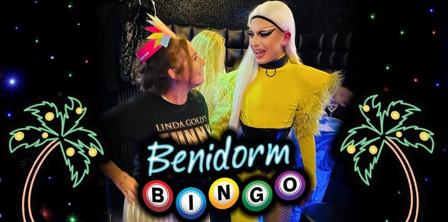 Manchester: FunnyBoyz Benidorm Bingo Cabaret Show - Manchester’s Gay Village venue: New York New York and a host outside